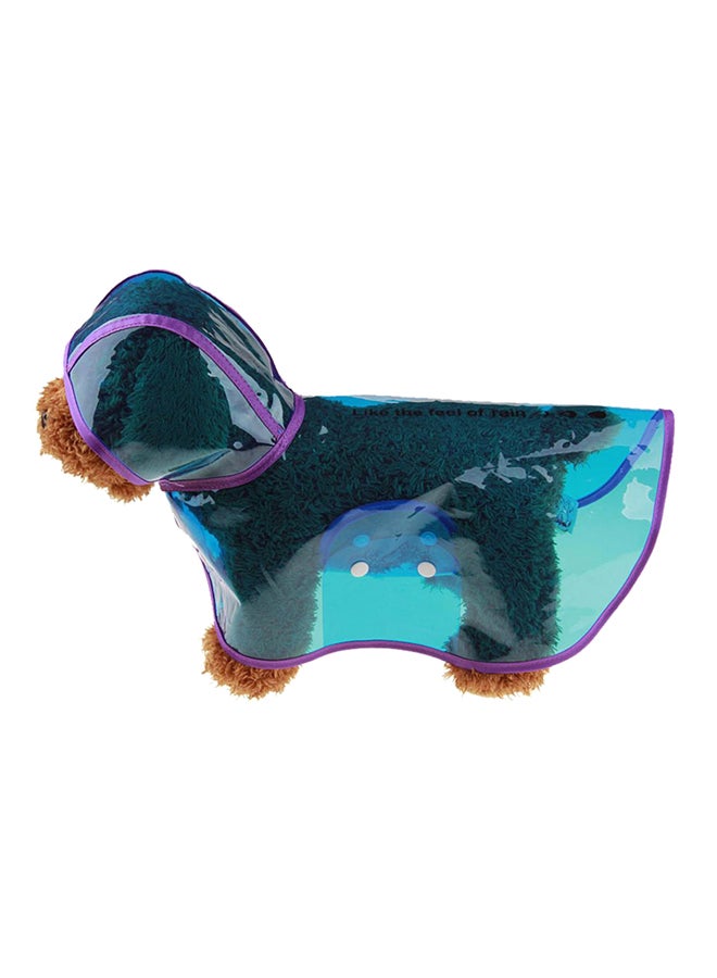 بلولانز معطف للحيوانات الأليفة واقٍ من المطر ومضاد للماء وشفاف ومناسب للأماكن الخارجية