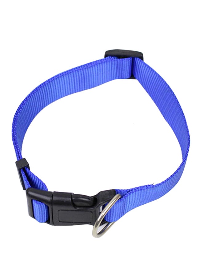 Adjustable Dog Puppies Cat Pet Safety Collar Neck Strap Outdoors Accessories Blue