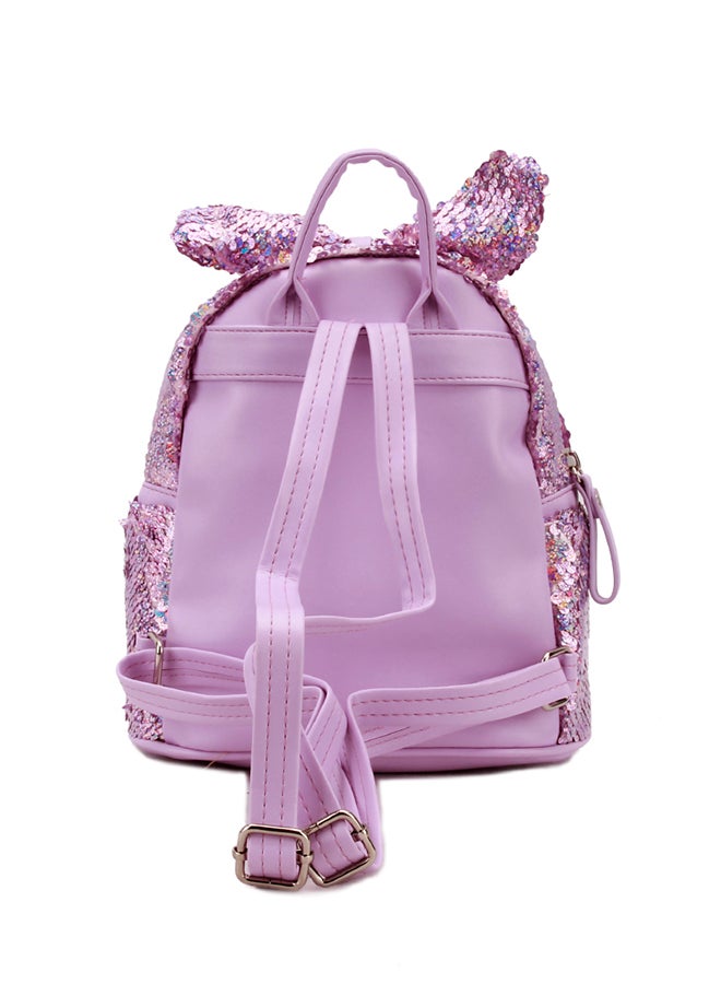 YUEJIN Zipper Backpack Purple - Image 2