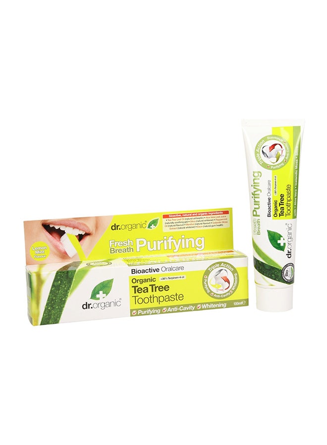 Organic Tea Tree Toothpaste White 100ml