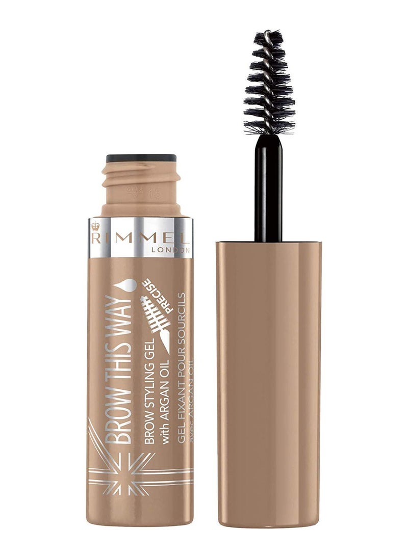 RIMMEL LONDON - Brow This Way Lightweight Gel Blonde - Image 1
