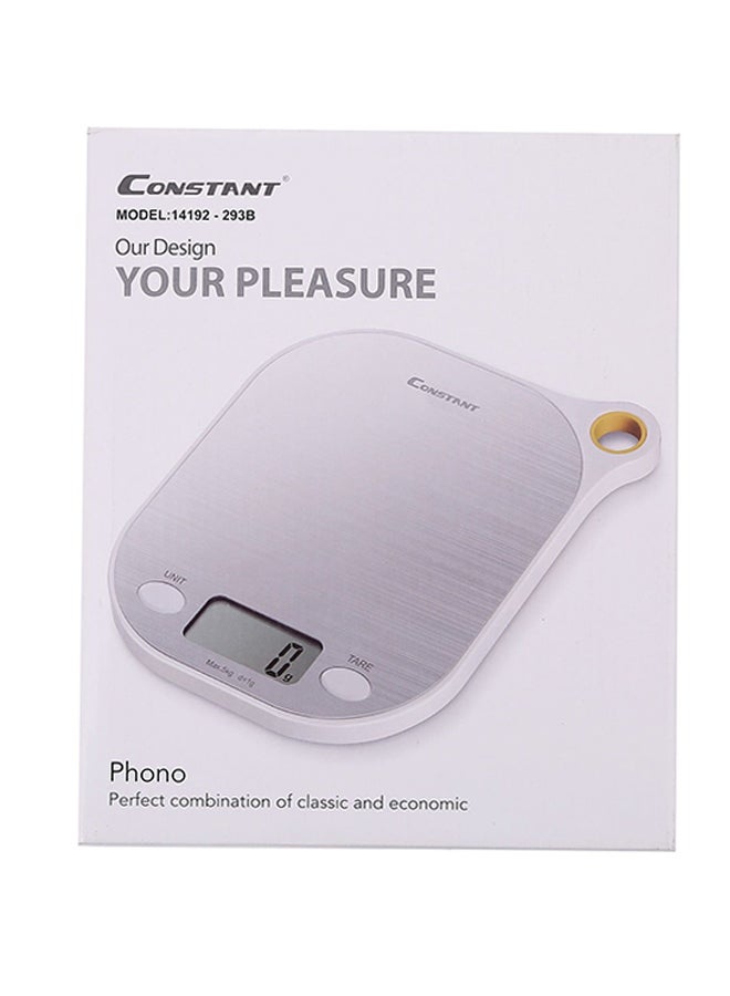 CONSTANT Electronic Kitchen Scale Green 5kg - Image 4