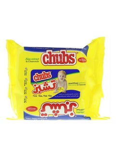Chubs 20-Piece Aloe Extract And Chamomile Wipes 