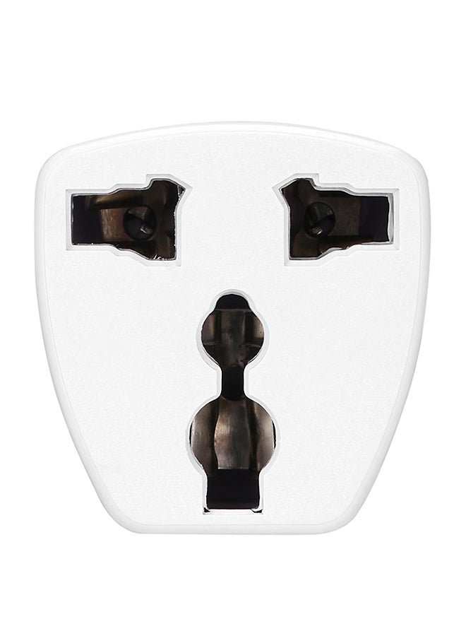 Generic - Universal Travel US Or EU To AU Power Socket Adapter White - Image 1