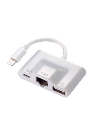 Lightning Ethernet LAN Wired Network Adapter White - v1556168904/N22217331A_1