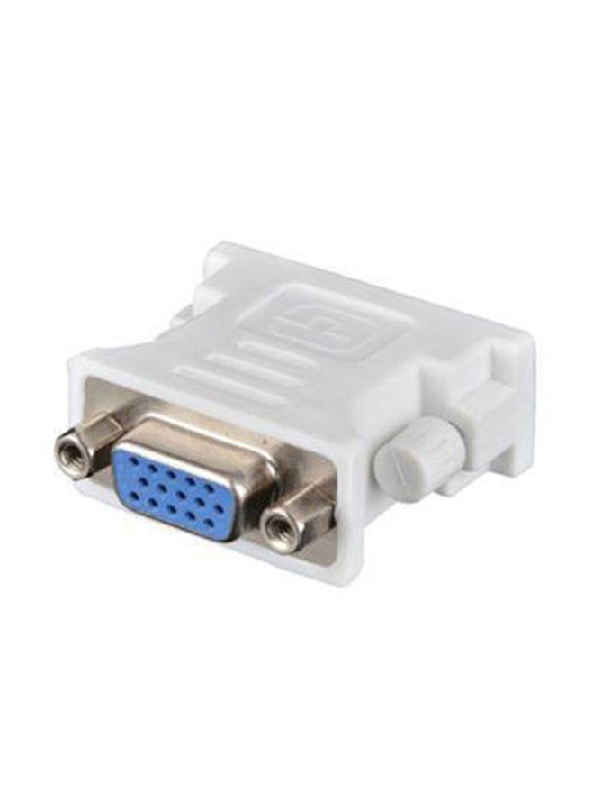 VGA To DVI D 24-1 Pin Adapter Converter Black 