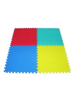 4-Piece Exercise Foam Play Plain Mat Puzzle Set