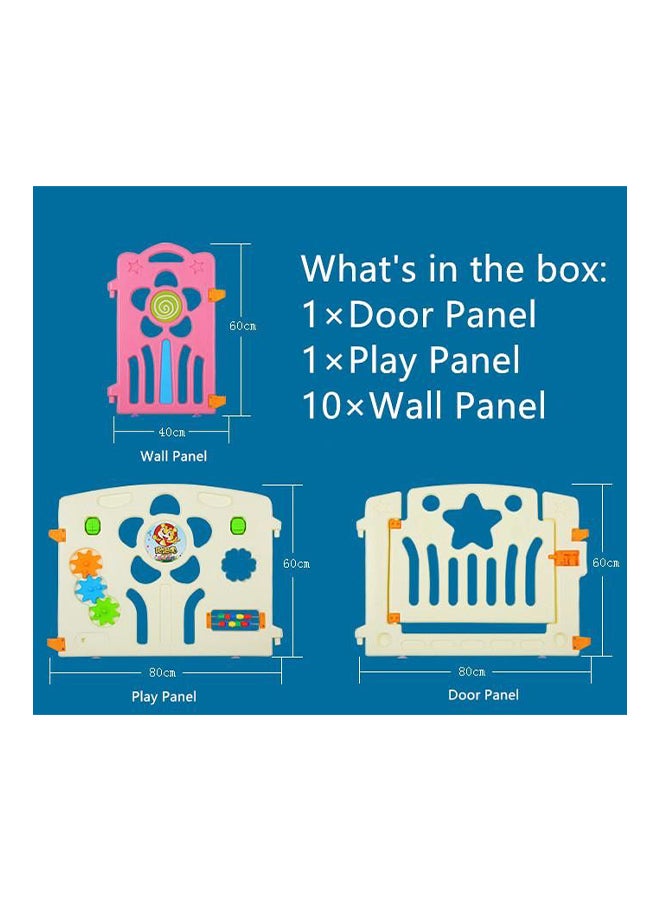 طقم سياج للعب مكون من 12 قطعة - Image 3