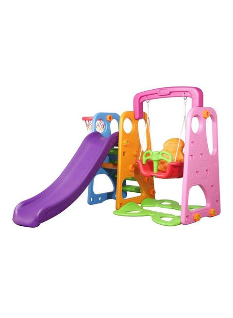 3-In-1 Swing And Slide Basketball Game 170cm