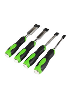 smash 4-Piece Wood Chisel Set GreenBlackSilver  - Image 1