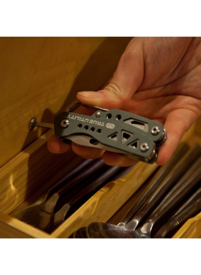 True Utility - 5-In-1 MultiPlier Multi Tool Silver 14 x 9.5 x 3.5cm - Image 1