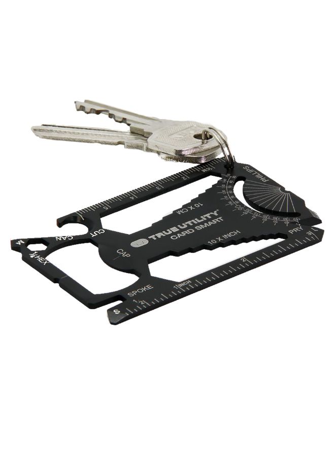 True Utility 30-In-1 Credit Card Sized Multi Tool Black 14 x 9.5 x 3.5cm - Image 3