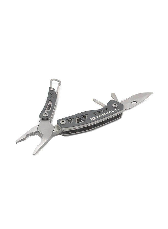 True Utility - 5-In-1 MultiPlier Multi Tool Silver 14 x 9.5 x 3.5cm - Image 1