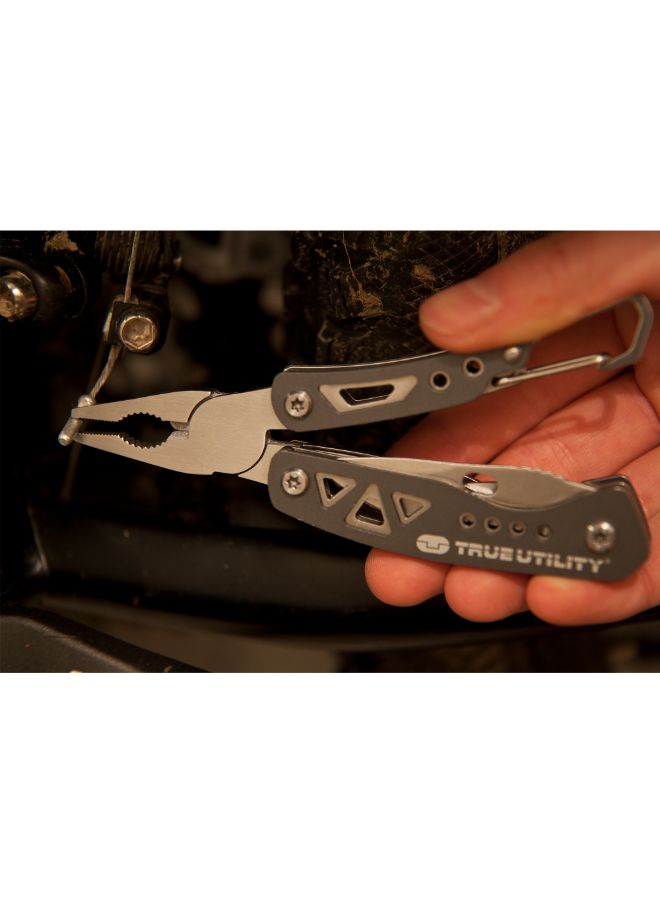 True Utility - 5-In-1 MultiPlier Multi Tool Silver 14 x 9.5 x 3.5cm - Image 1