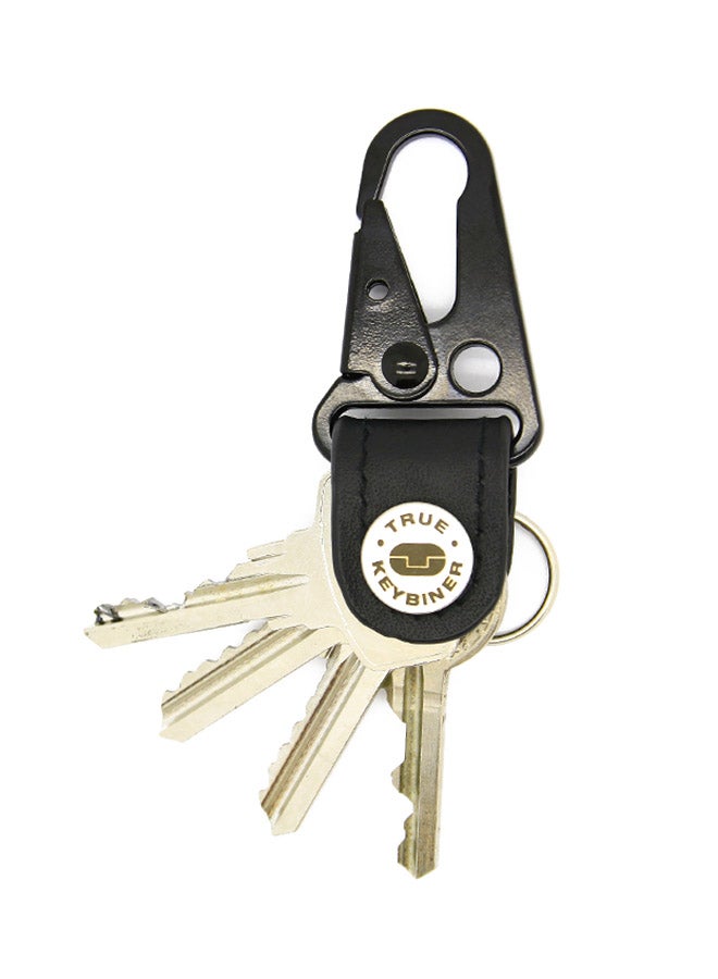 True Utility Connect Keybiner Shackle Multi Tool Silver/Black 7.7 x 3.2 x 2.2cm - Image 1