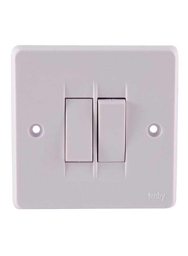 Two Way Switch White 22 x 11 x 7cm 