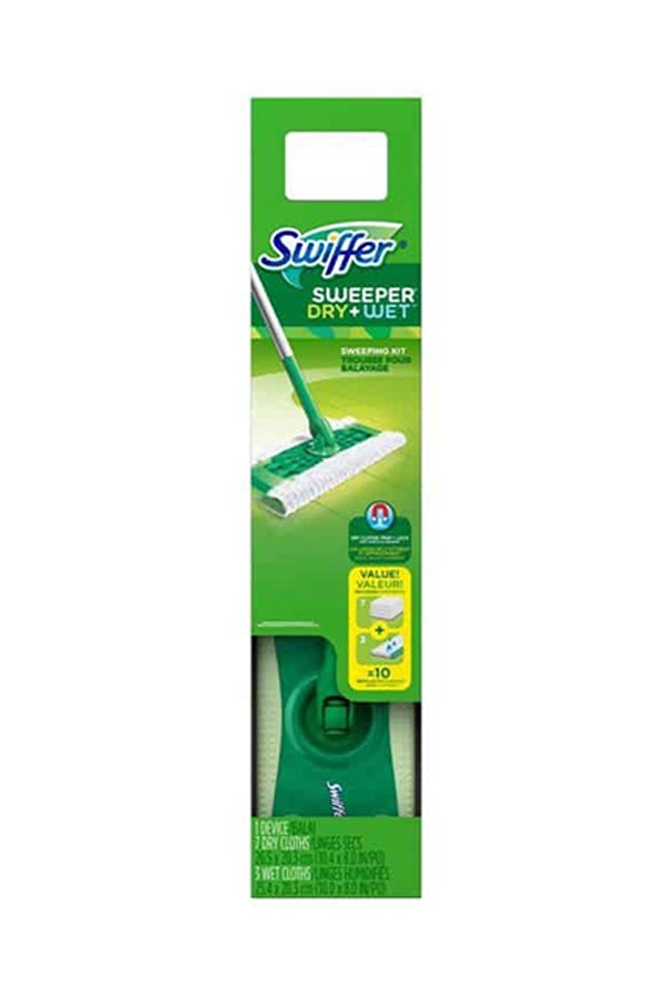 Swiffer Sweeper Dry And Wet Mop Starter Kit White