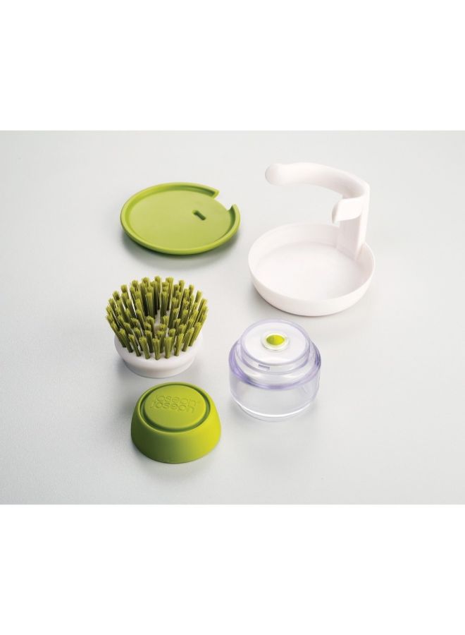 Joseph Joseph Palm Scrub Soap Dispensing Brush With Stand Green 8.8x9.5x13.5centimeter  - Image 3