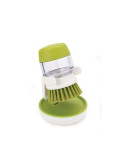 Joseph Joseph Palm Scrub Soap Dispensing Brush With Stand Green 8.8x9.5x13.5centimeter  - Image 2