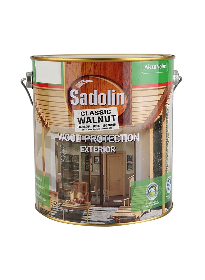 Sadolin Classic Wood Stain Exterior Protection Walnut 3.7Liters