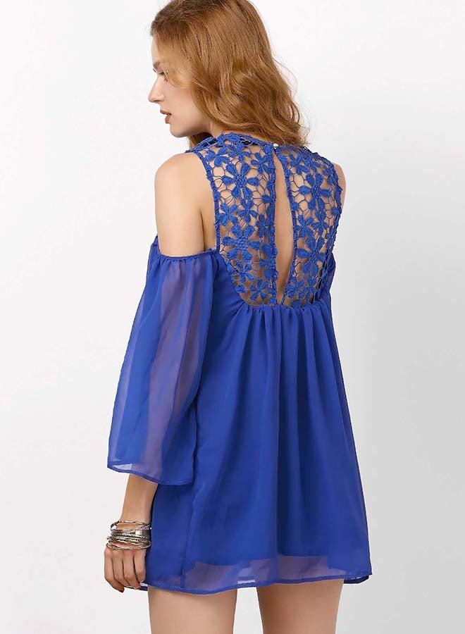 HUSK'SWARE - Cotton  Casual Dress Blue - Image 1