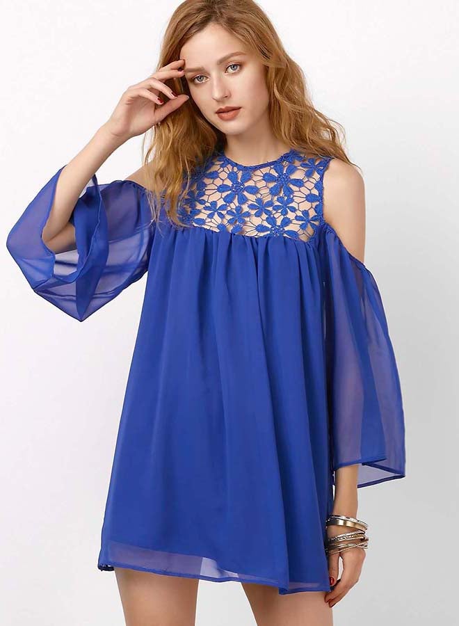 HUSK'SWARE - Cotton  Casual Dress Blue - Image 1