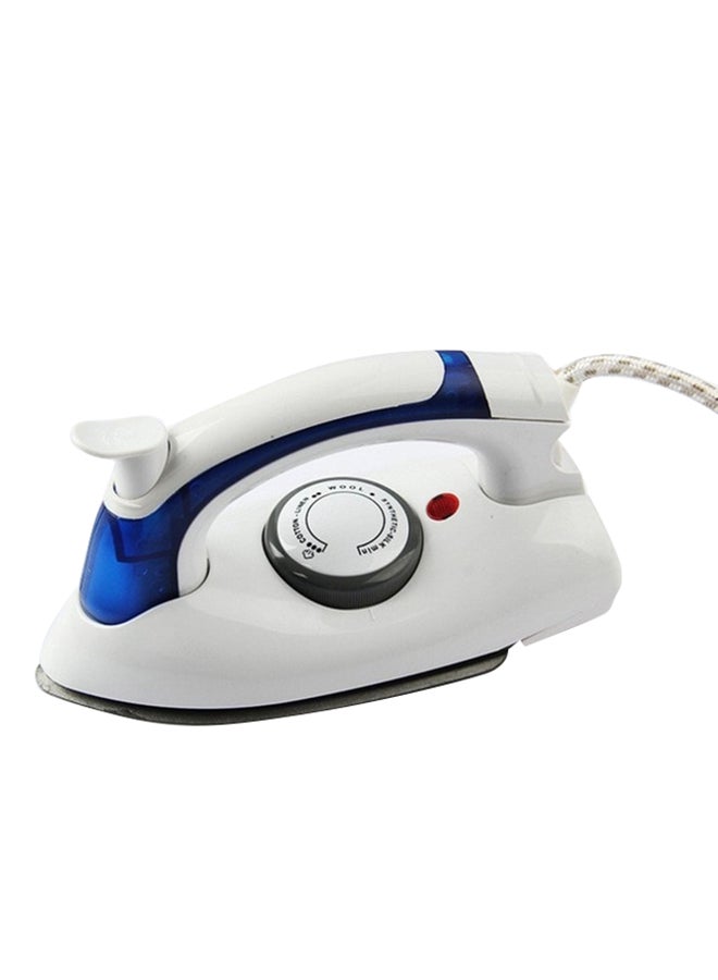 Generic Electric Teflon Base Plate Steam Iron 700W 6047 White/Blue 