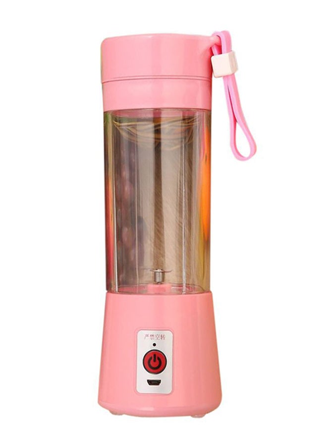 خافق عصائر كهربائي سعة 380 مل 380 ml ZK1623403 الوردي/الشفاف 