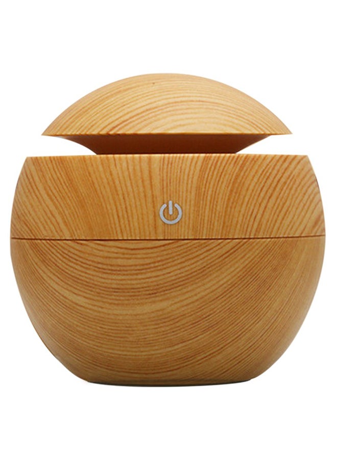 Generic Portable Wooden Aroma Oil Humidifier 130ml Brown  - Image 1