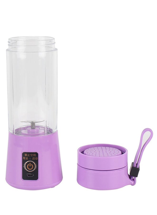 خافق عصائر كهربائي سعة 380 مل 380 ml ZK1623404 أرجواني/ شفاف  - Image 3