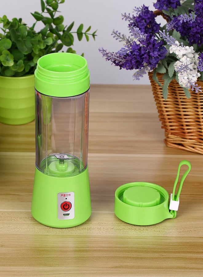 خلاط عصير كهربائي محمول لصنع السموزي 380 ml ZK1623401 شفاف / أخضر  - Image 2