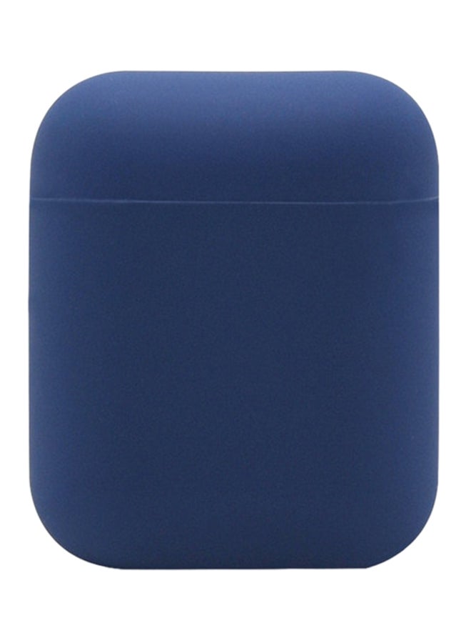 آي تيلكر حافظة حماية رفيعة من السيليكون لأيربود أبل 2 أزرق