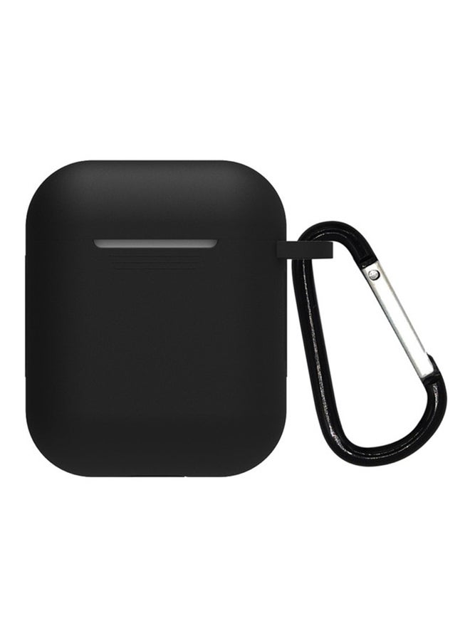 iTelker Silicone Case Cover For AirPods 2 Black