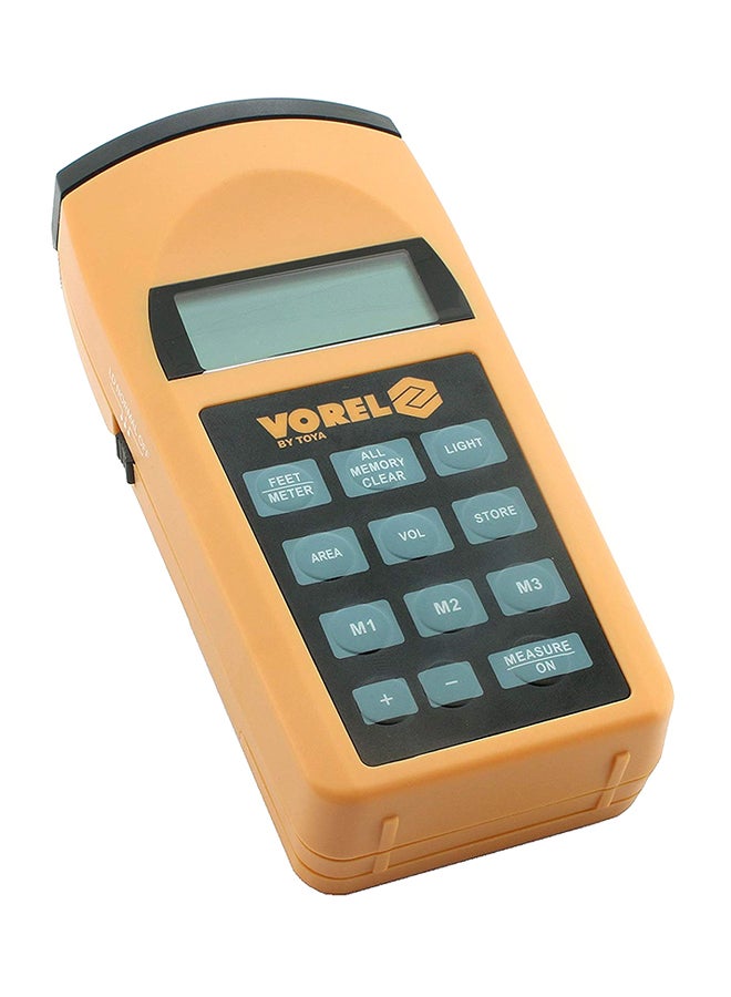 VOREL Ultransonic Distance Meter Yellow 