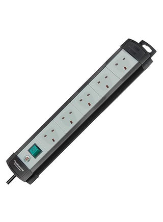 Premium-Multi-Line 5 Way Extension Socket Grey - v1556179053/N23576611A_1