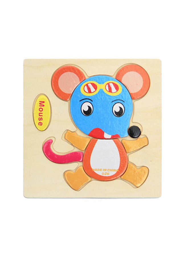 اتش واي أحجية تركيب الصور بتصميم فأر طراز 028 14.8x14.8x0.5سم - Image 1