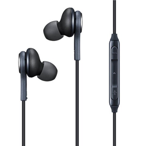 In Ear Wired Headphone With Mic Black