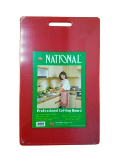 National Plastic Cutting Board Red 44x27x1cm 
