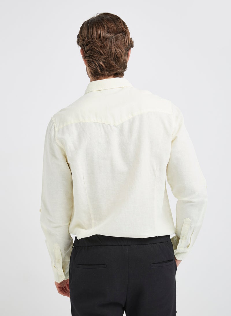 Iconic Santorini Odessey Dexter Shirt Yellow - Image 3