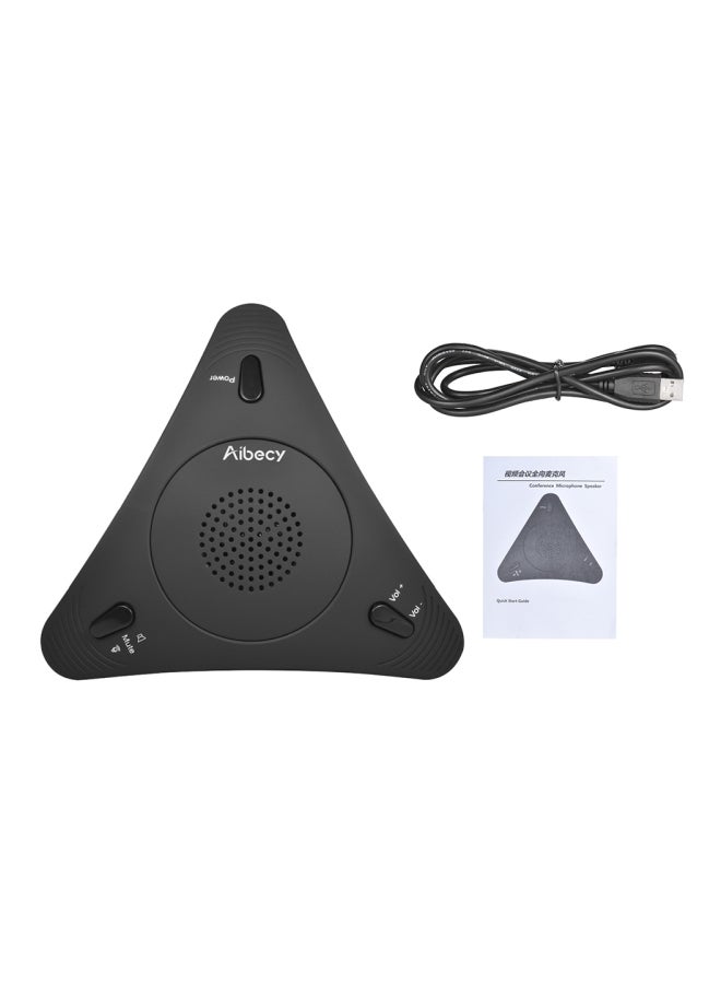 أيبيسي ميكروفون مكثف بمنفذ USB مناسب للمؤتمرات أسود - Image 2