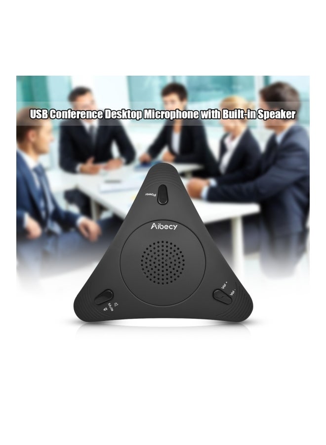 أيبيسي ميكروفون مكثف بمنفذ USB مناسب للمؤتمرات أسود - Image 5