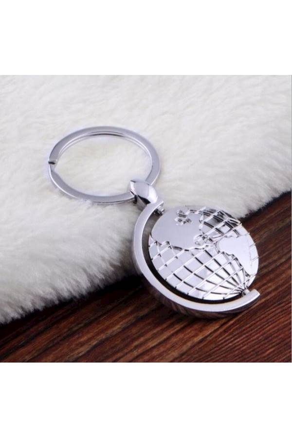 Globe Metal Keyring - Image 4