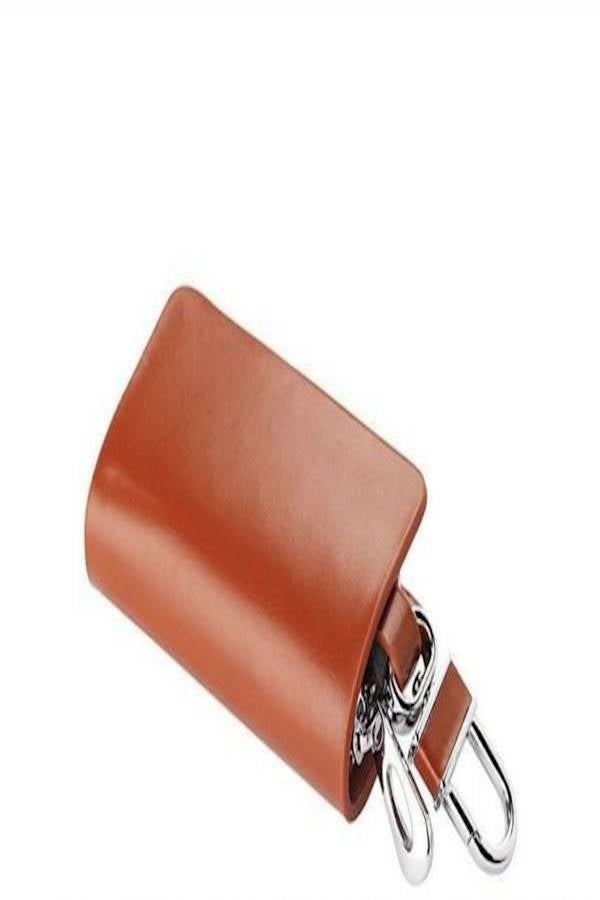 Leather Car Keychain Bag For Mercedes - Image 4