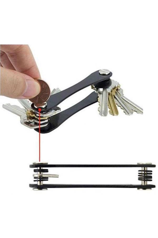 Key Smart Key Holder Organize Portable Pocket Clips Keychain