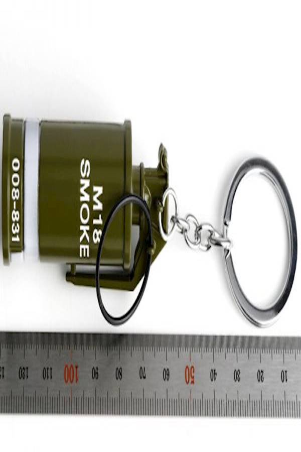 Generic - PUBG Smoke Bomb Patterned Key Chain - Image 1