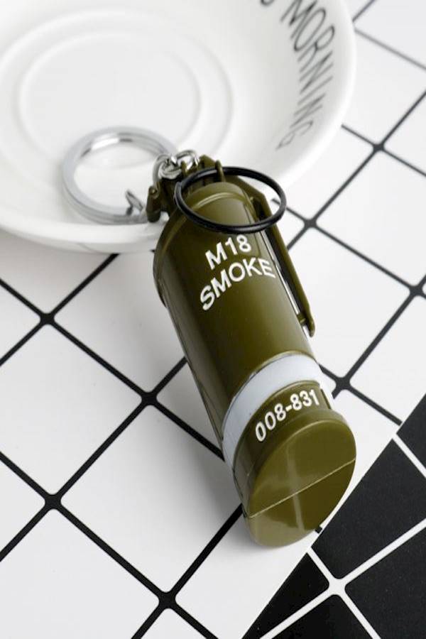 Generic - PUBG Smoke Bomb Patterned Key Chain - Image 1