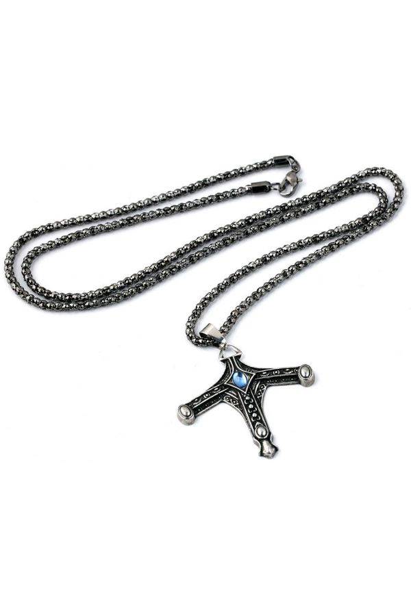 Bloodborne Sword Hunter Badge Pendant Necklace Multi Color - Image 3