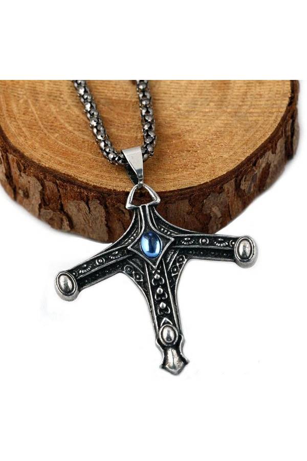 Bloodborne Sword Hunter Badge Pendant Necklace Multi Color - Image 5
