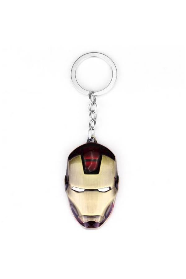 The Avengers Iron Man Mask Rubber Keychain - Image 2