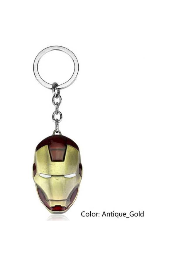 The Avengers Iron Man Mask Rubber Keychain - Image 3